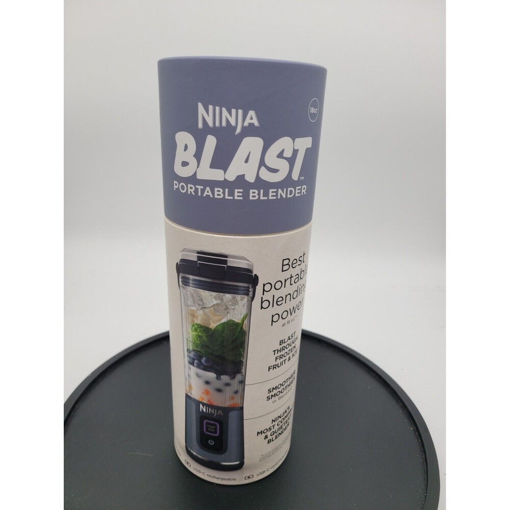 Ninja Blast Portable Blender 18 Oz New Open Box # 230523 #4423c. E491421